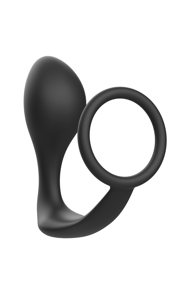 ADDICTED TOYS - PLUG ANALE CON ANELLO IN SILICONE NERO