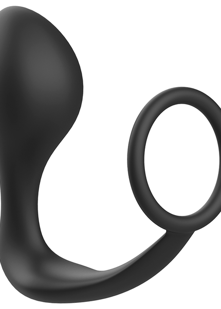 ADDICTED TOYS - PLUG ANALE CON ANELLO IN SILICONE NERO